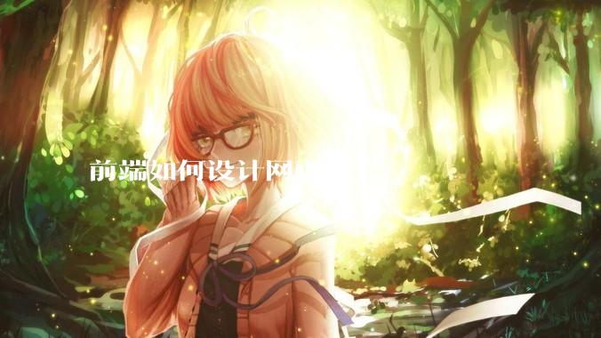 前端如何设计网页？